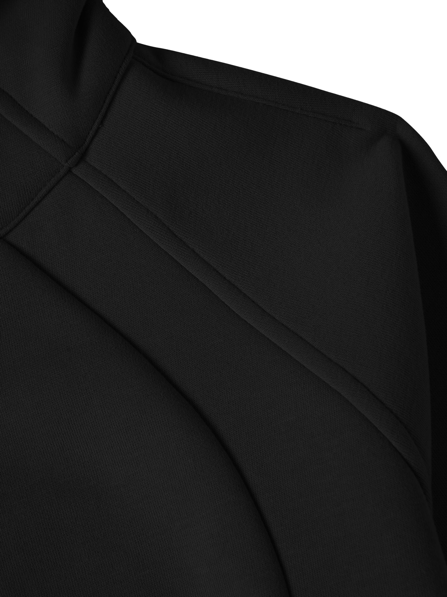 Cropped Zip-Through Hoodie