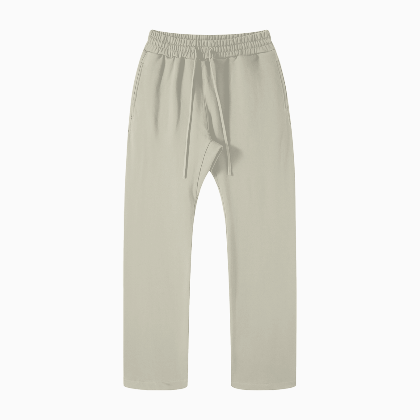 Solid Color Straight Leg Pants