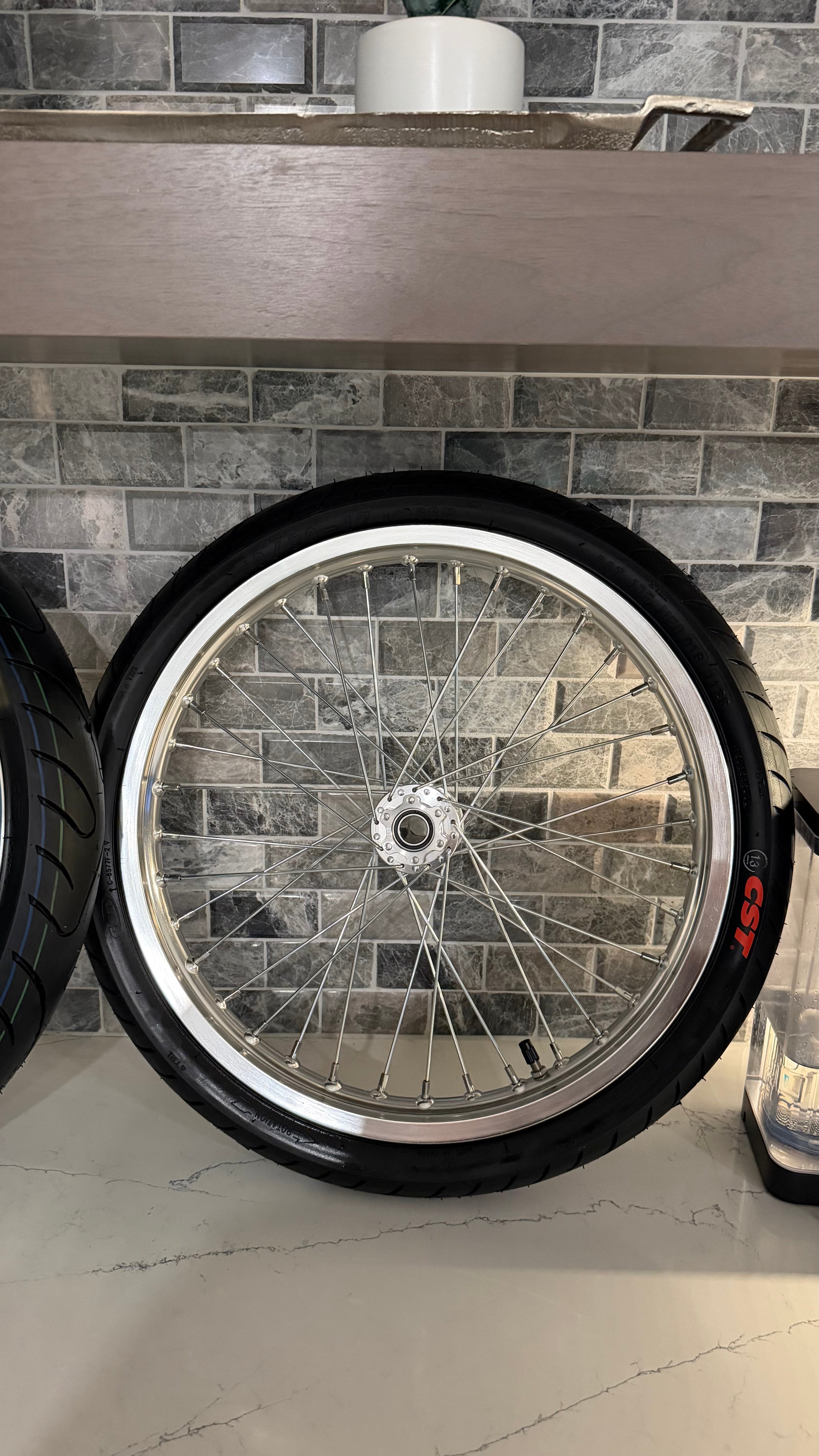 Chrome LBX/ERIDE Supermoto Wheelset