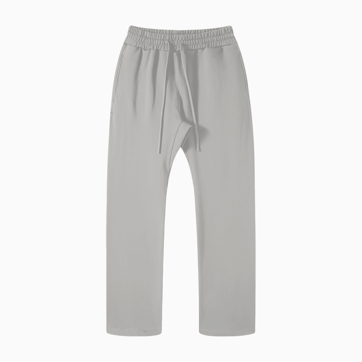 Solid Color Straight Leg Pants