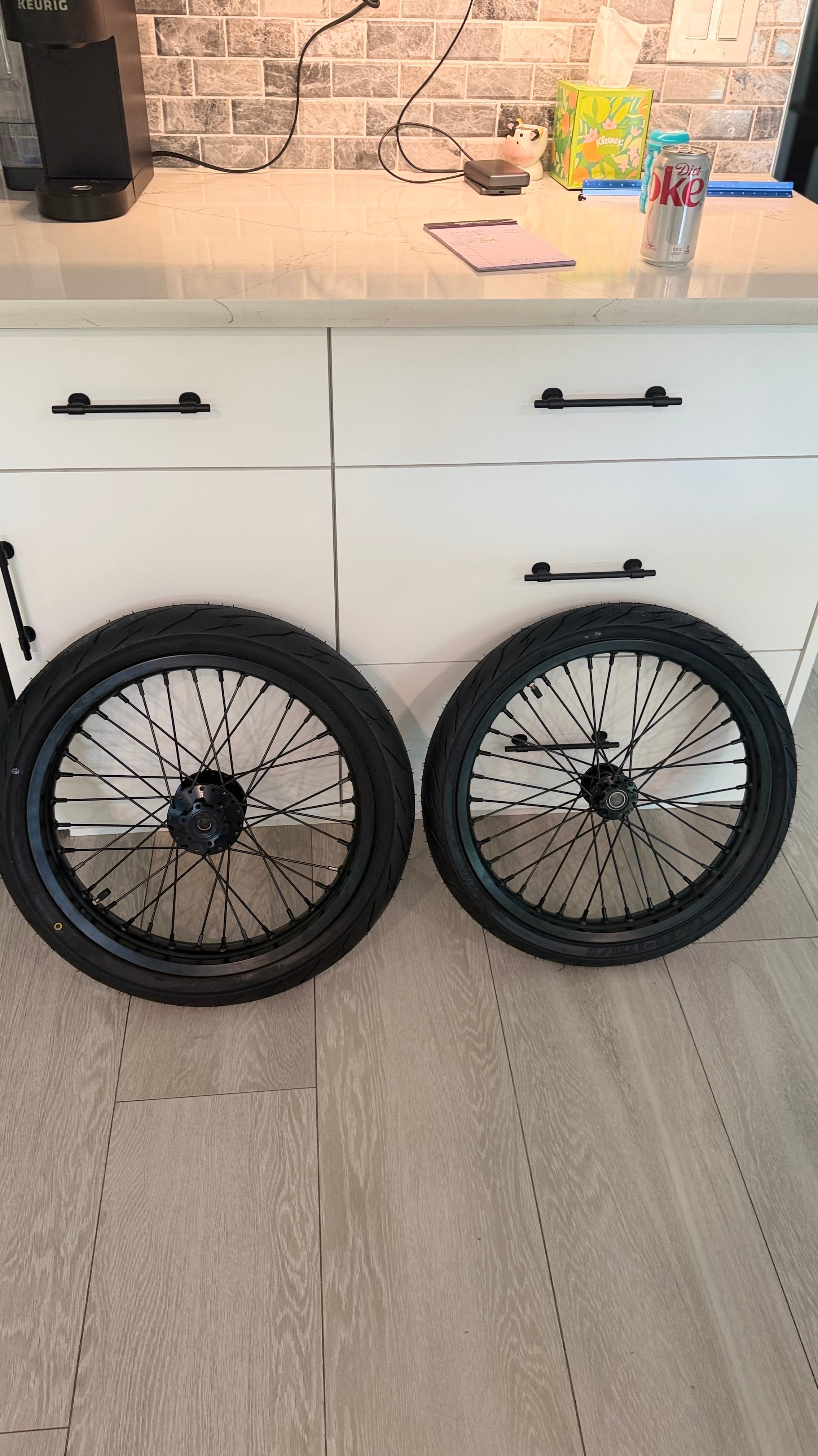 17” Light Bee/Eride Supermoto Wheel Set