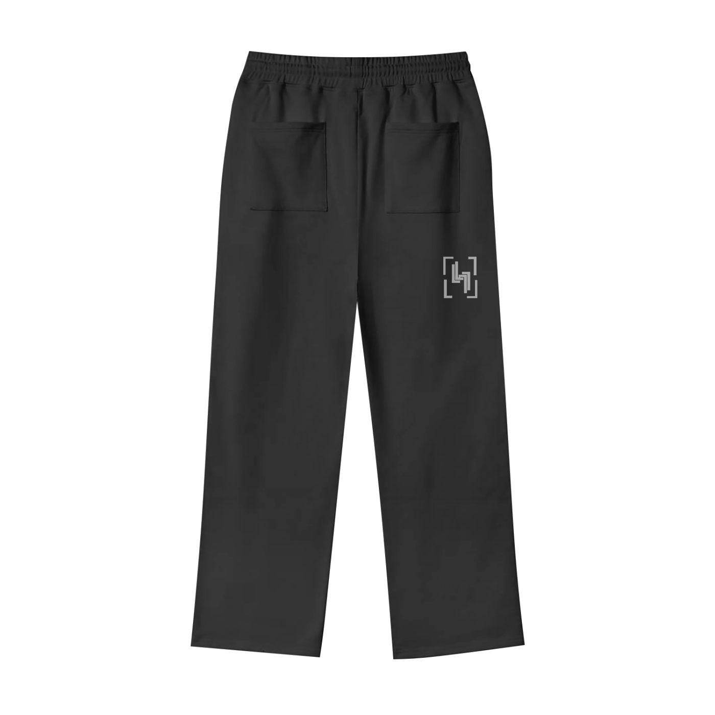 Cotton Fleece Straight Wide Leg Jogger