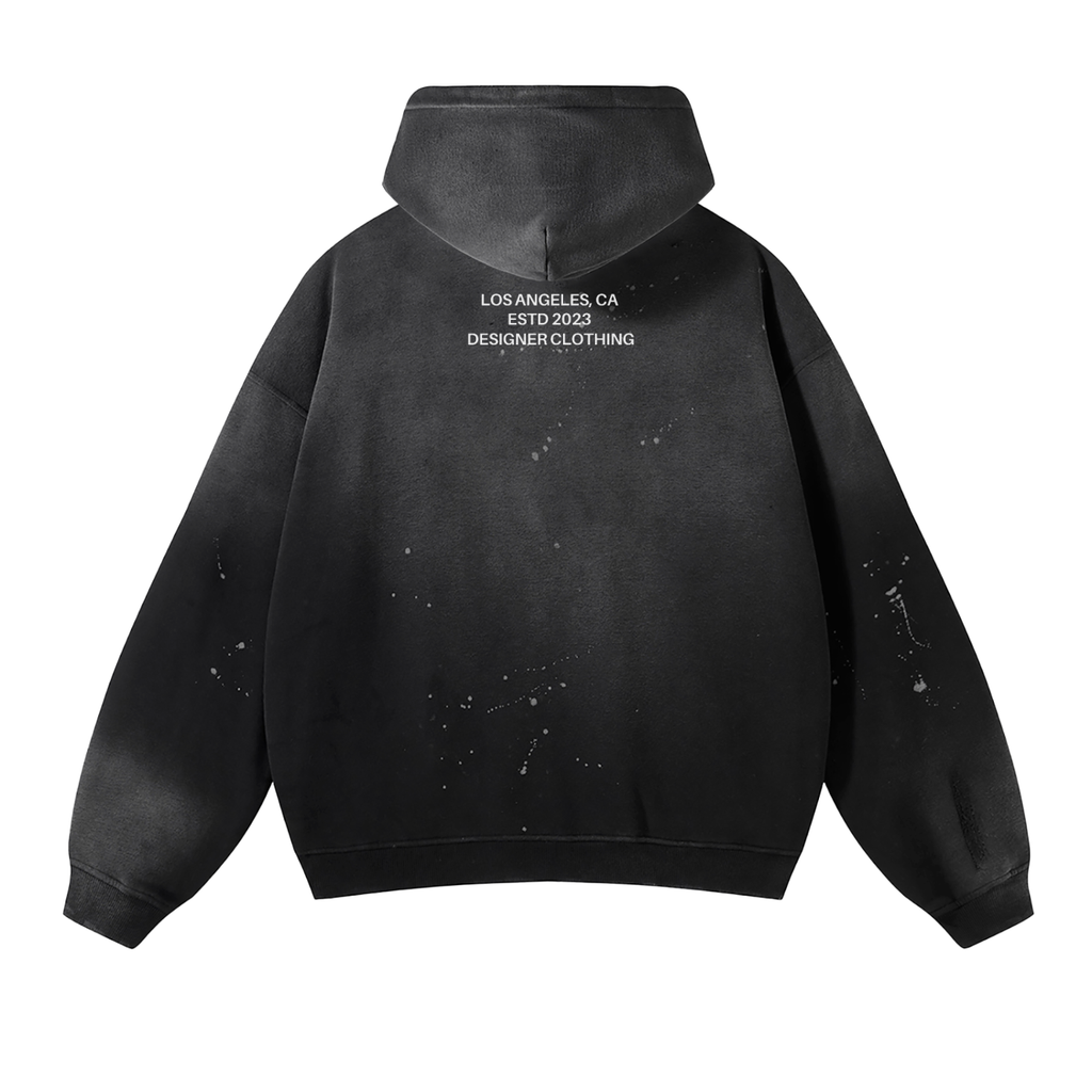 Lux-VintageWas FrayedHoodie