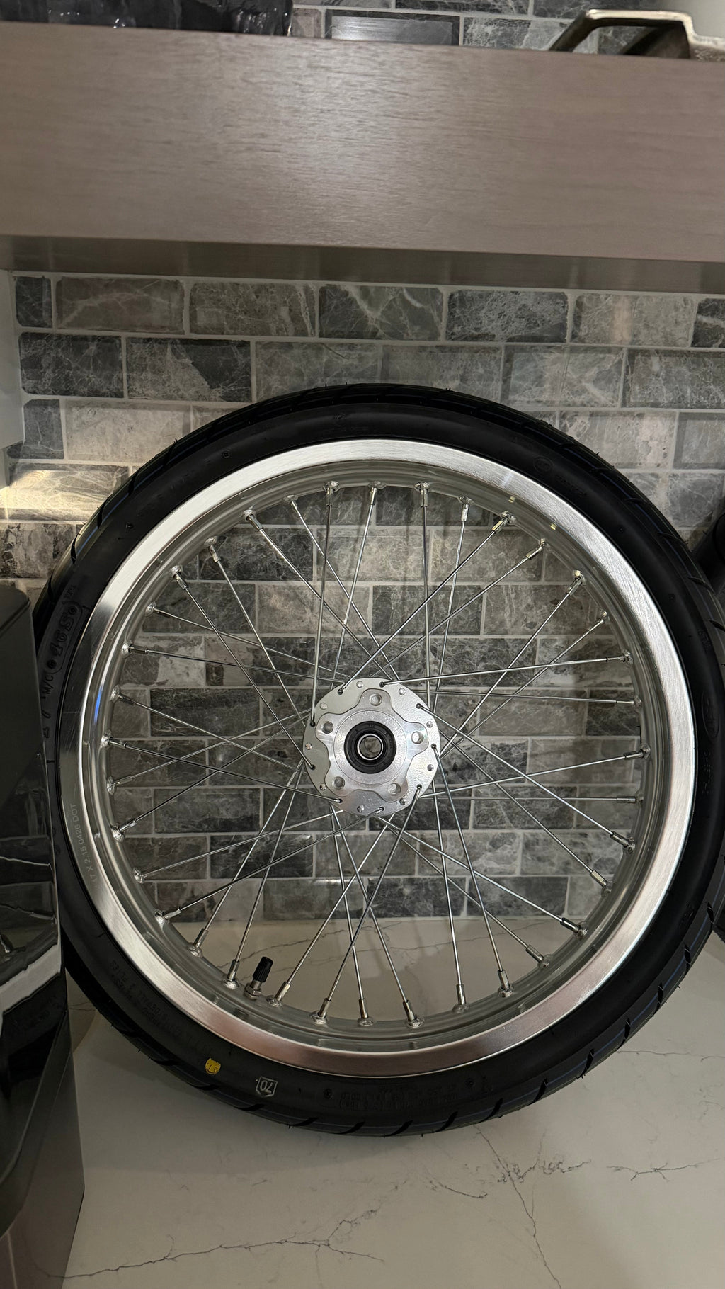 Chrome LBX/ERIDE Supermoto Wheelset