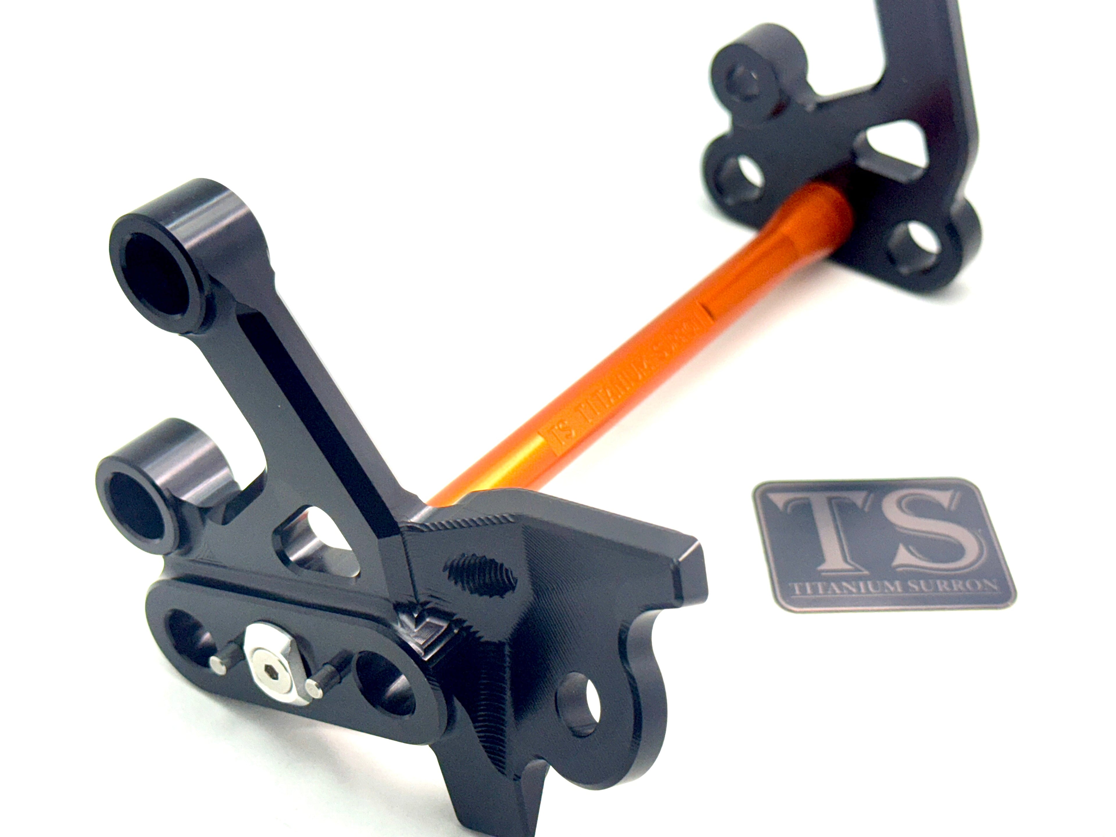 Custom CNC Aluminum Footpeg Bracket Assembly E-Ride Pro