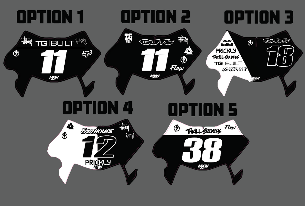 Charge Graphics Ultra Bee Plate Decal