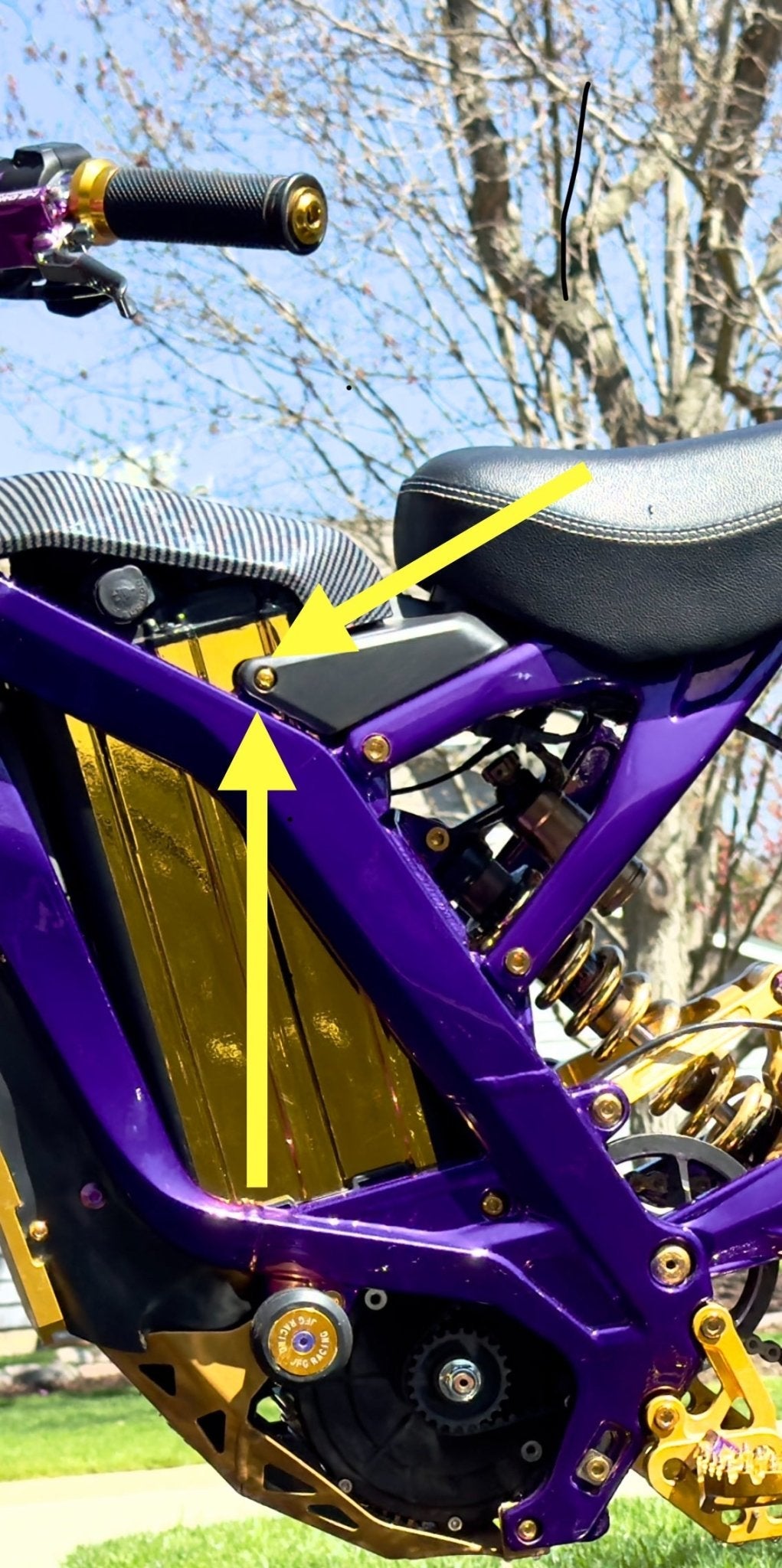 Titanium Bolts for Side-Plastics (Lock for Battery Lid) Surron, Segway, E-Ride Pro