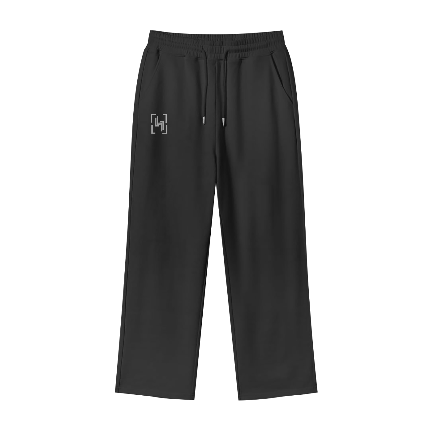 Cotton Fleece Straight Wide Leg Jogger