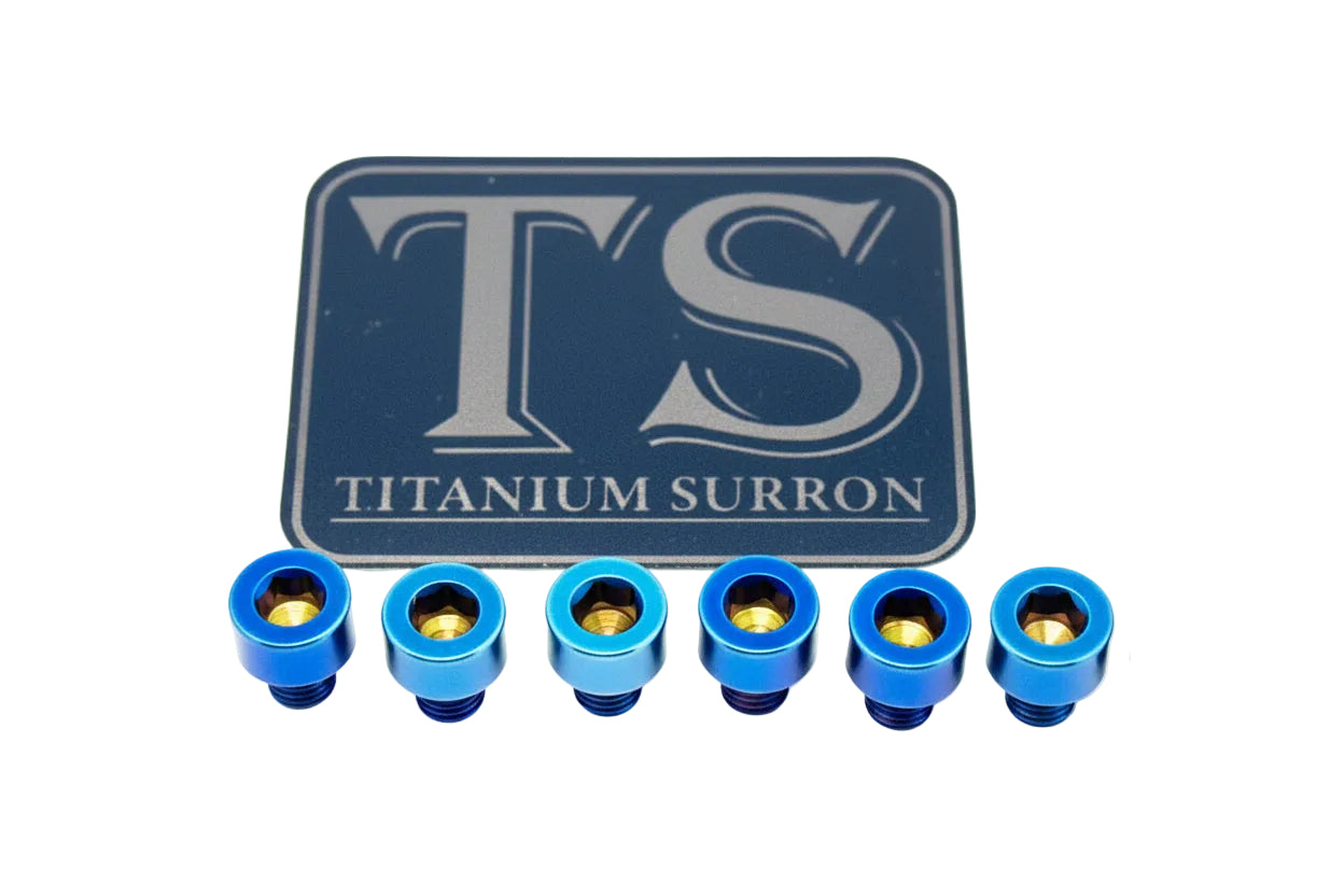 EBMX X9000 Heat Sink Titanium Bolt Kits (6)