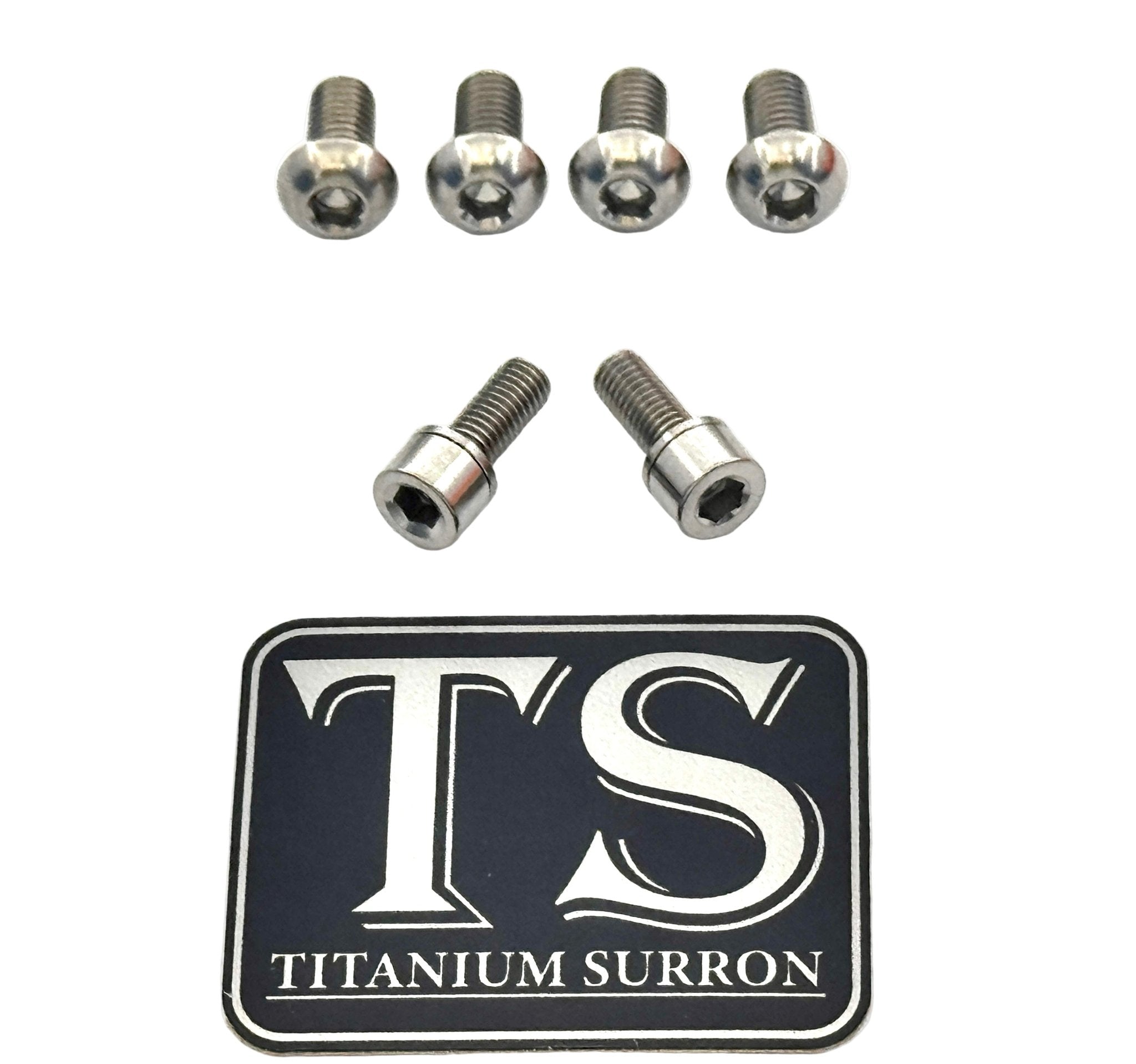 Titanium E-Moto Headlight Mount Bolts