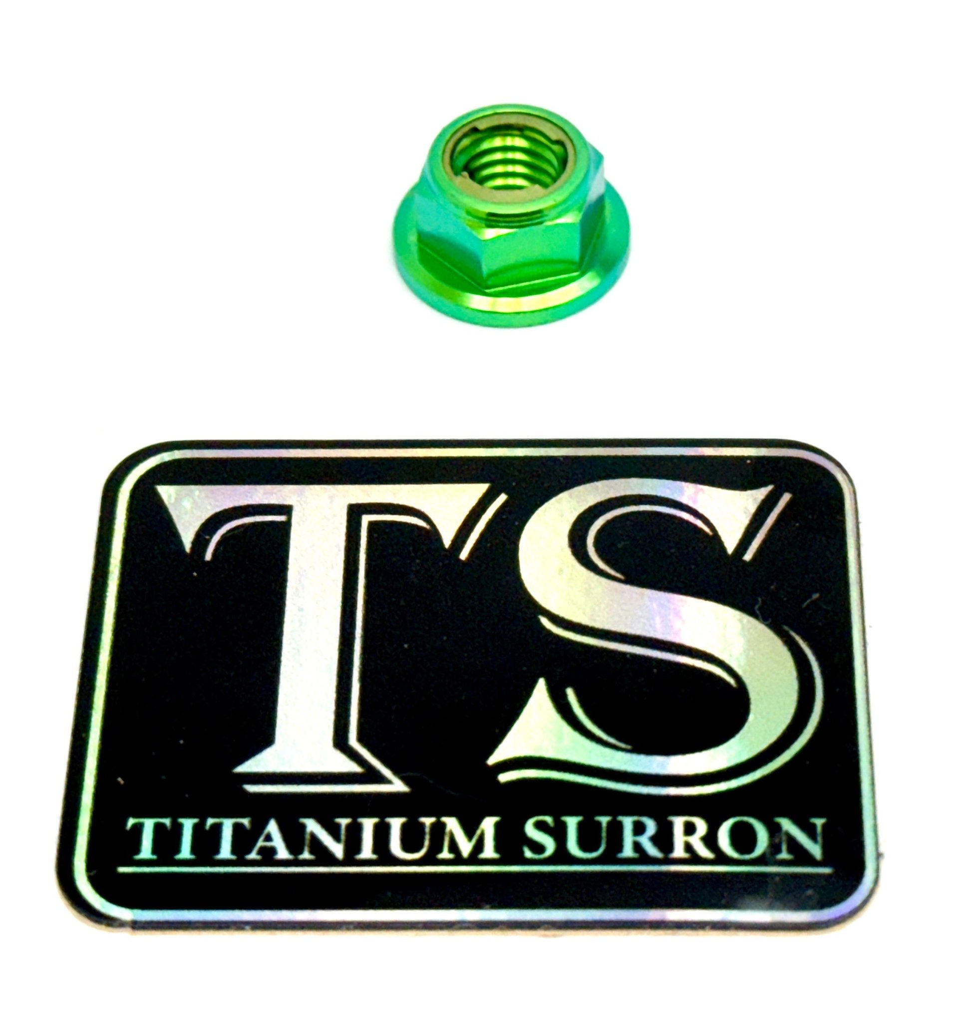 Titanium Lock M8 Nut - M8x1.25