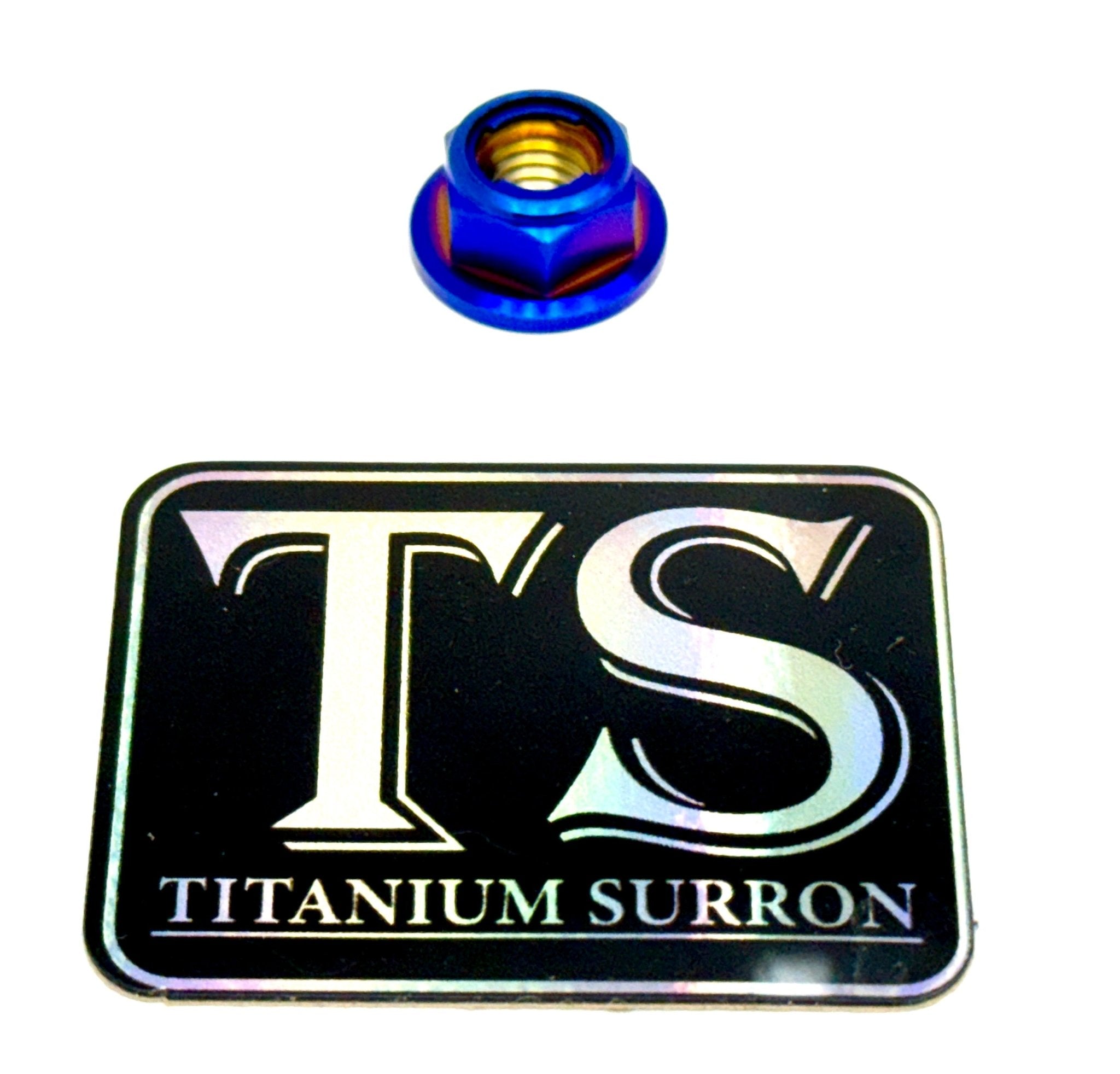 Titanium Lock M8 Nut - M8x1.25