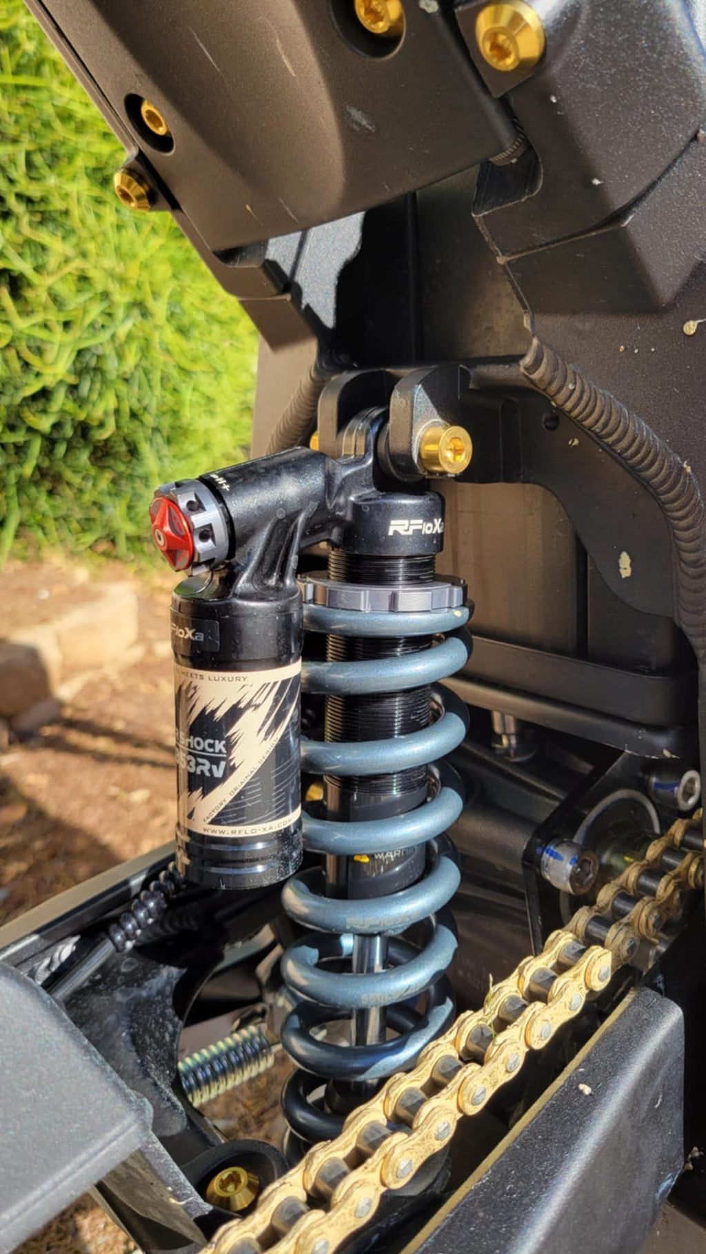 Titanium Rear Shock Mount Hardware (4 Pieces) Altis Sigma