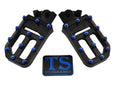 TS Foot Pegs W/ Titanium Grips for Most E-moto